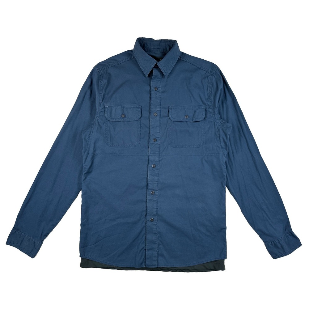 Vertx Guardian 2.0 Long Sleeve Tactical Shirt Men's Medium Blue Snap Button